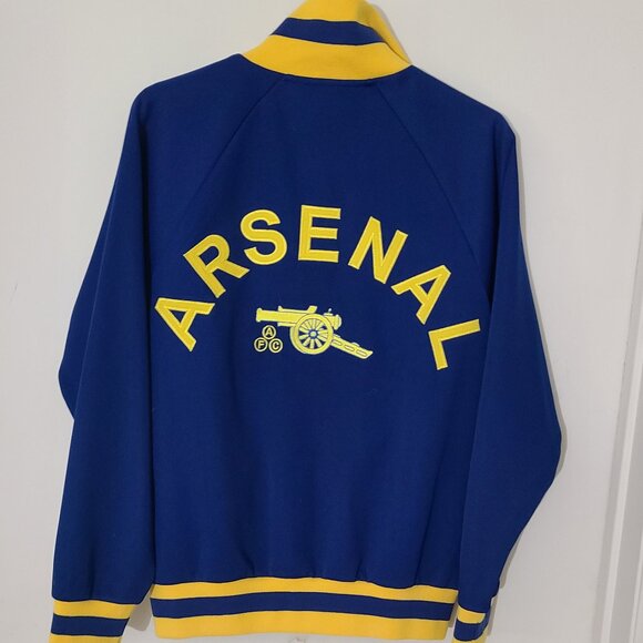 ARSENAL THROWBACK RETRO FA CUP FINAL 1979 SCORE DRAW TRACK JACKET SIZE SMALL - Picture 4 of 4